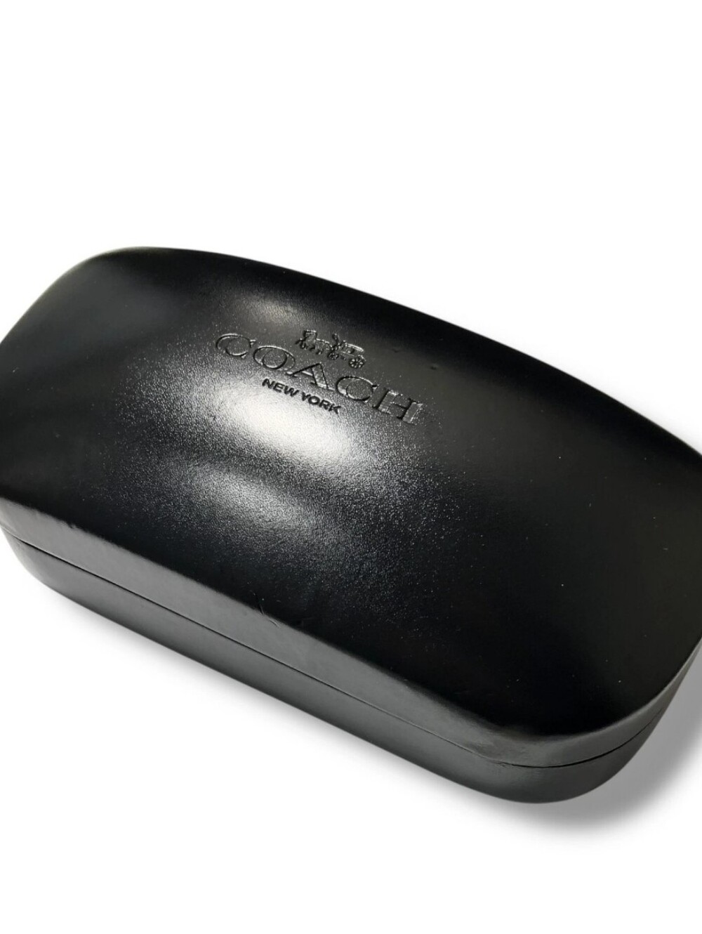 COACH Hard Shell Eye Glass Case- Black